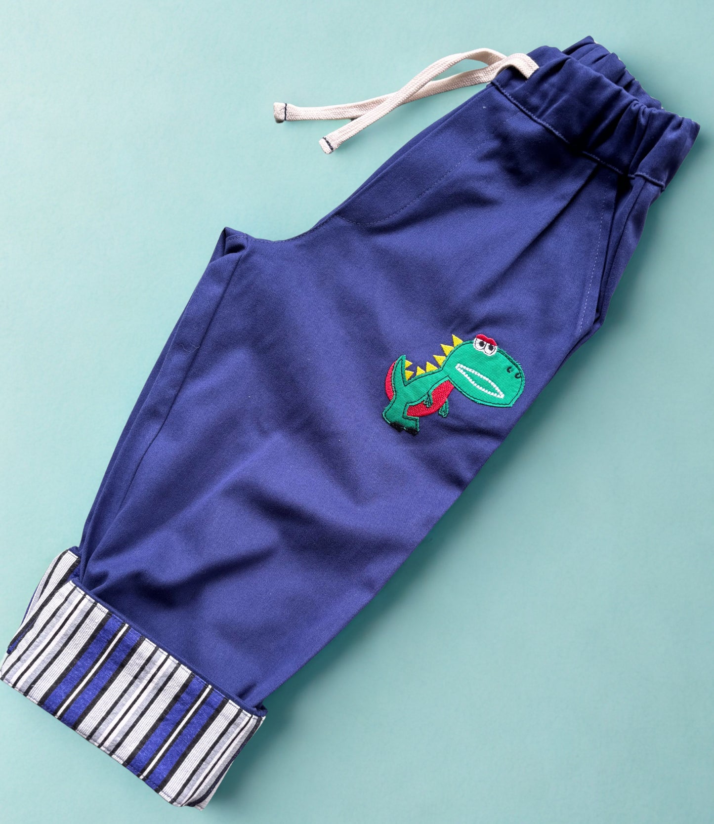Roary Dino Pants - Navy Blue
