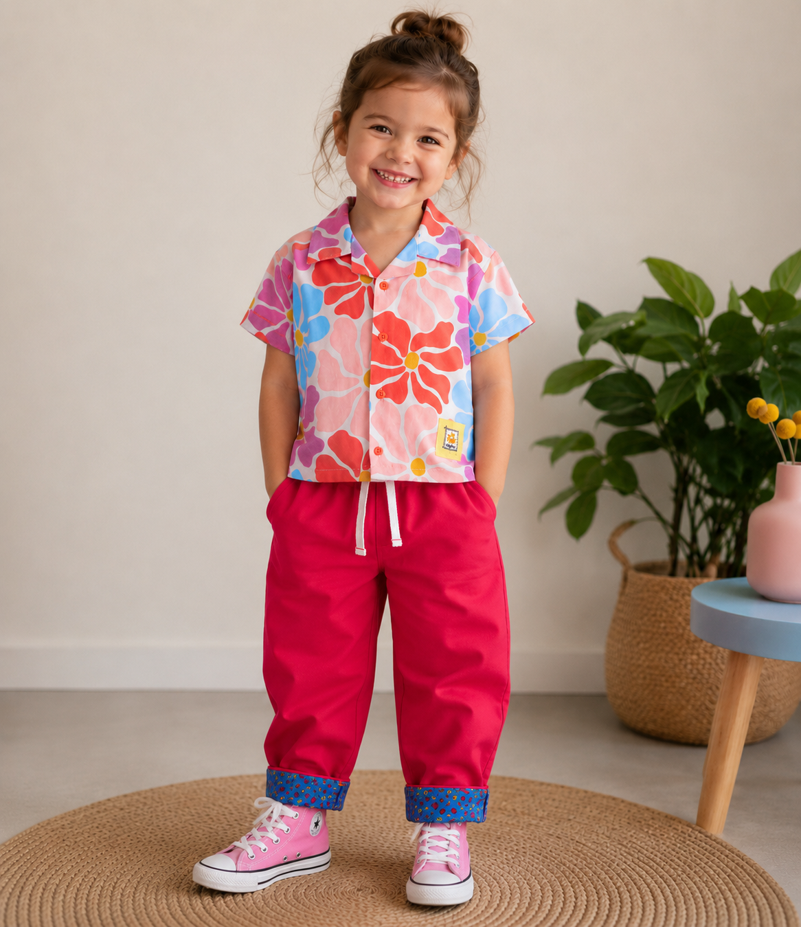 Poppy Patch Pants