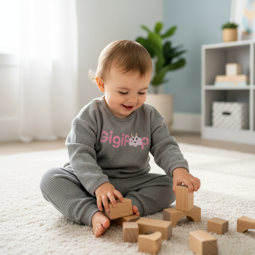 Long Sleeve Logo Sweatshirt on Toddler